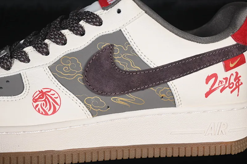 All categories Nk Air Force 1 Air Force series Nk Air Force 1 Low Air Force low-top Nike Air Force 1'07 Low Year of the Horse limited edition Air Force 1 low-top casual sneakers QW5288-137